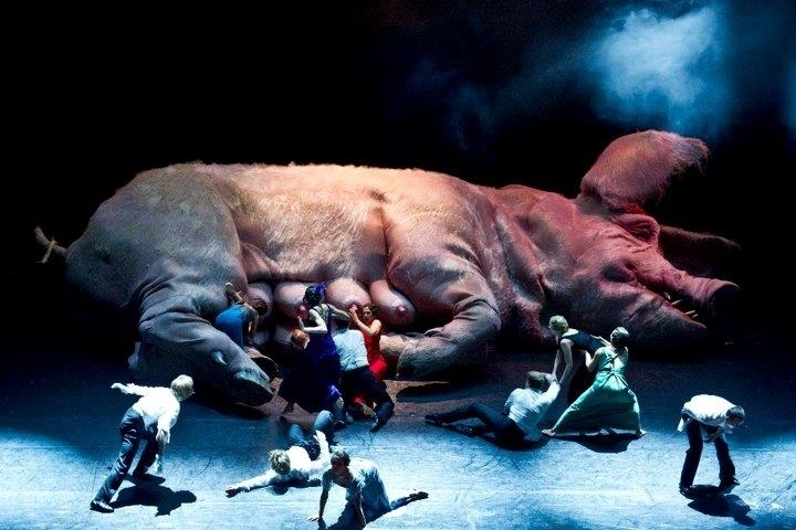 Scene fra Operaen Årstidene.