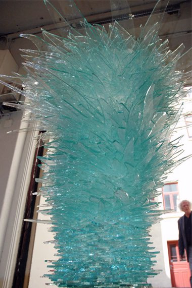 Glass sculpture